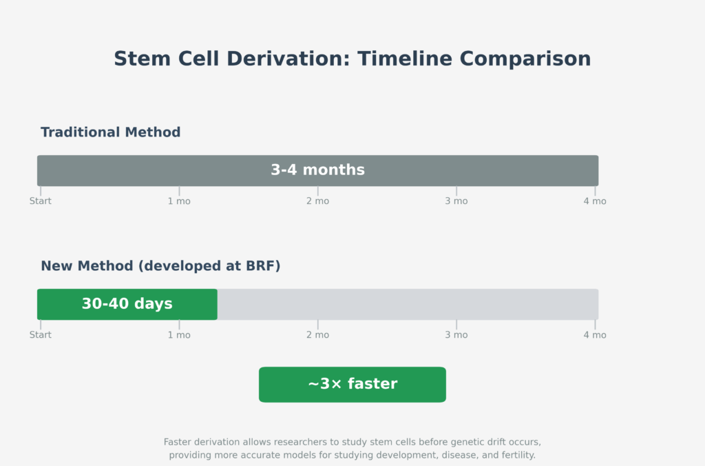 faster method for stem cell lines